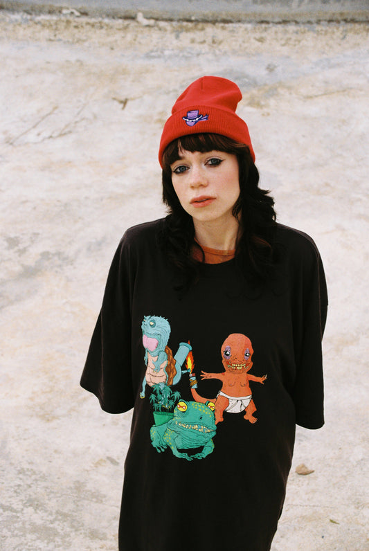 Royaltee Beanie – Embrodied Cuffed Knit Unisex Hat