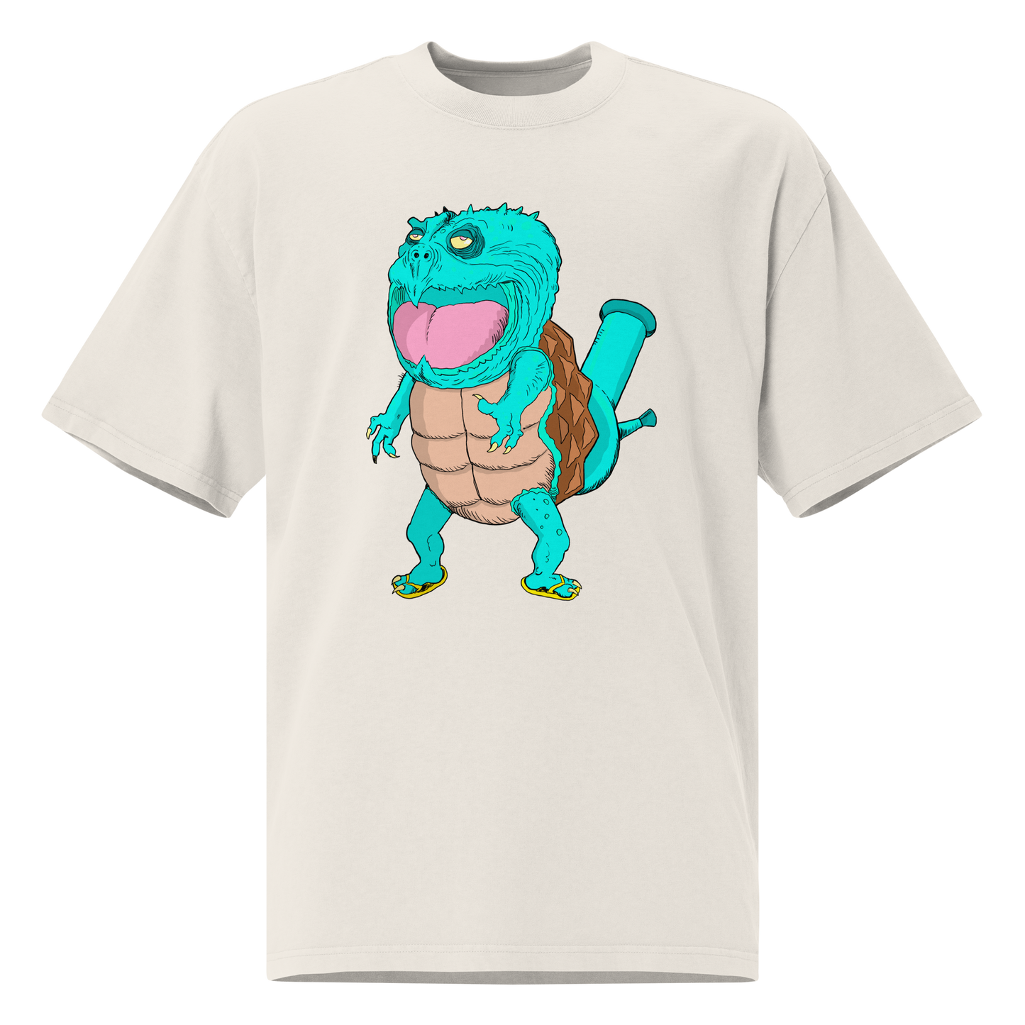 Bong Turtle Unisex Oversized T-Shirt – by Mondo Pupo