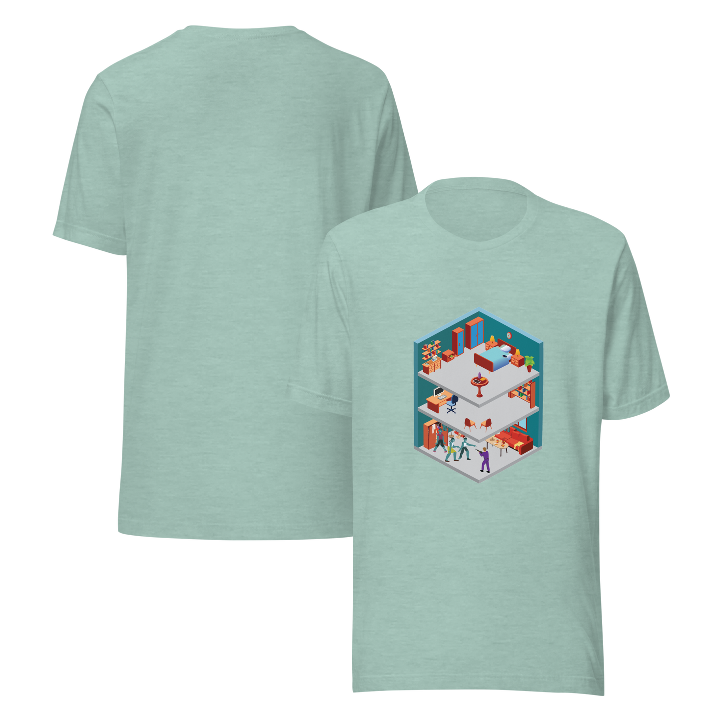 Basement Zombies Last Stand Unisex T-Shirt