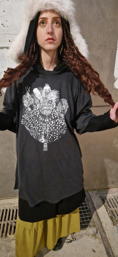 Punk Zombies Unisex Oversized T-Shirt – by Mondo Pupo