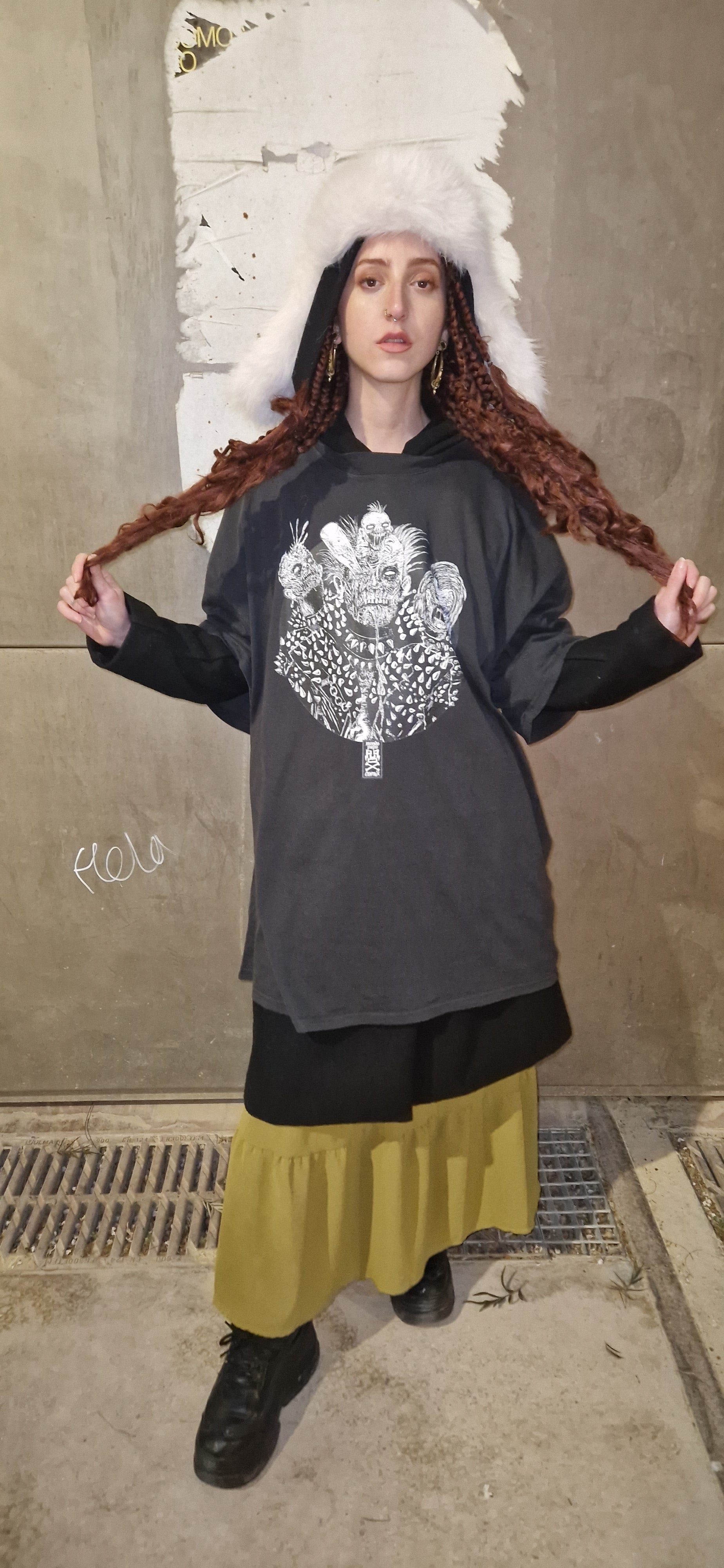 Punk Zombies Unisex Oversized T-Shirt – by Mondo Pupo