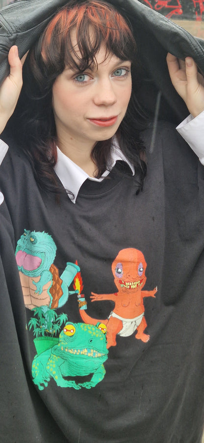 Portable Mutants Oversized Faded T-shirt