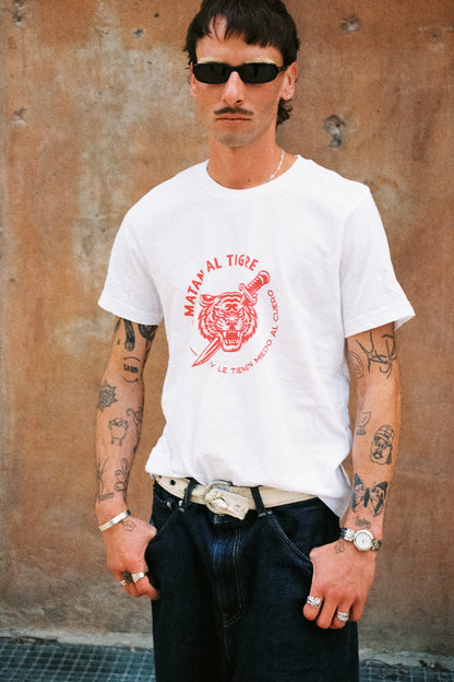 Tiger Venezuelan Proverb Unisex T-shirt –  by Muerte Tropical