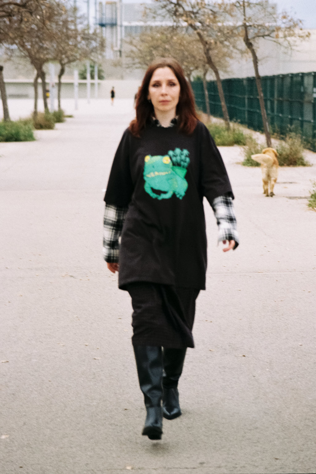 Green Frog  Oversized T-Shirt – by Mondo Pupo