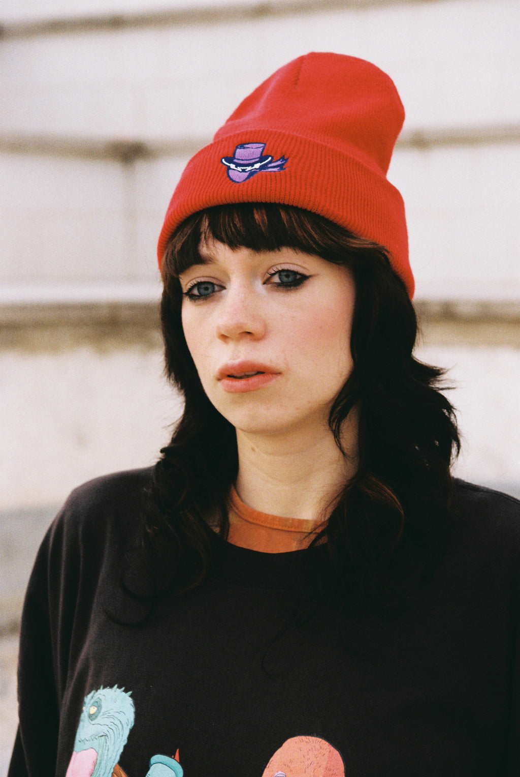 Rogue Beanie – Embrodied Knit Hat