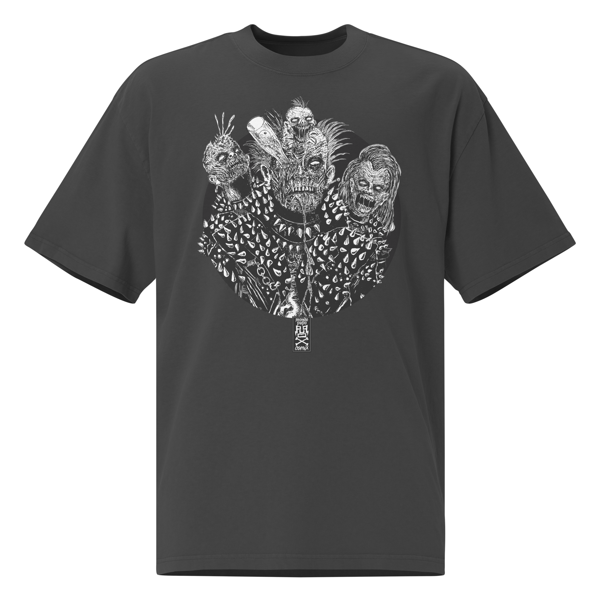 Punk Zombies Unisex Oversized T-Shirt – by Mondo Pupo