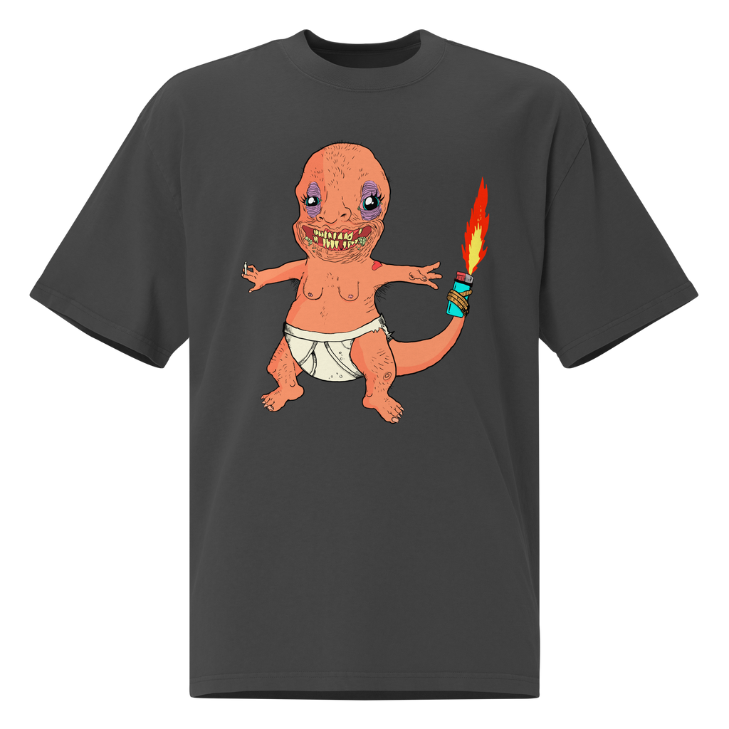 Lighter Lizard Unisex Oversized T-Shirt – by Mondo Pupo