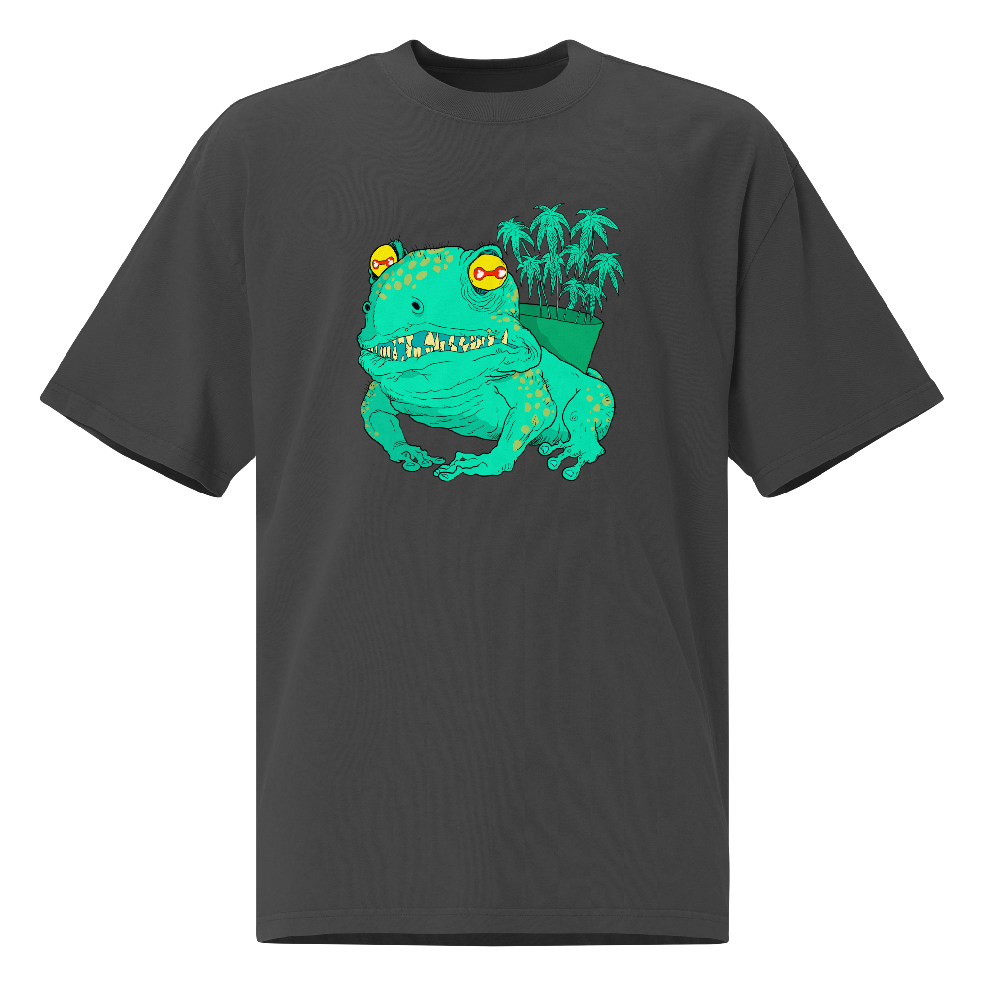 Green Frog  Oversized T-Shirt – by Mondo Pupo