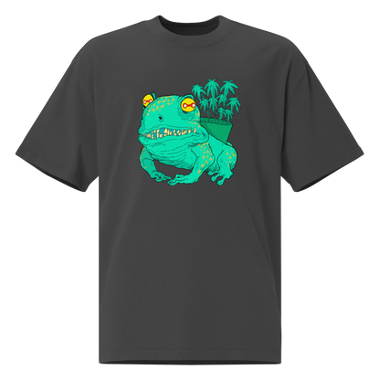 Green Frog Unisex Oversized T-Shirt – by Mondo Pupo
