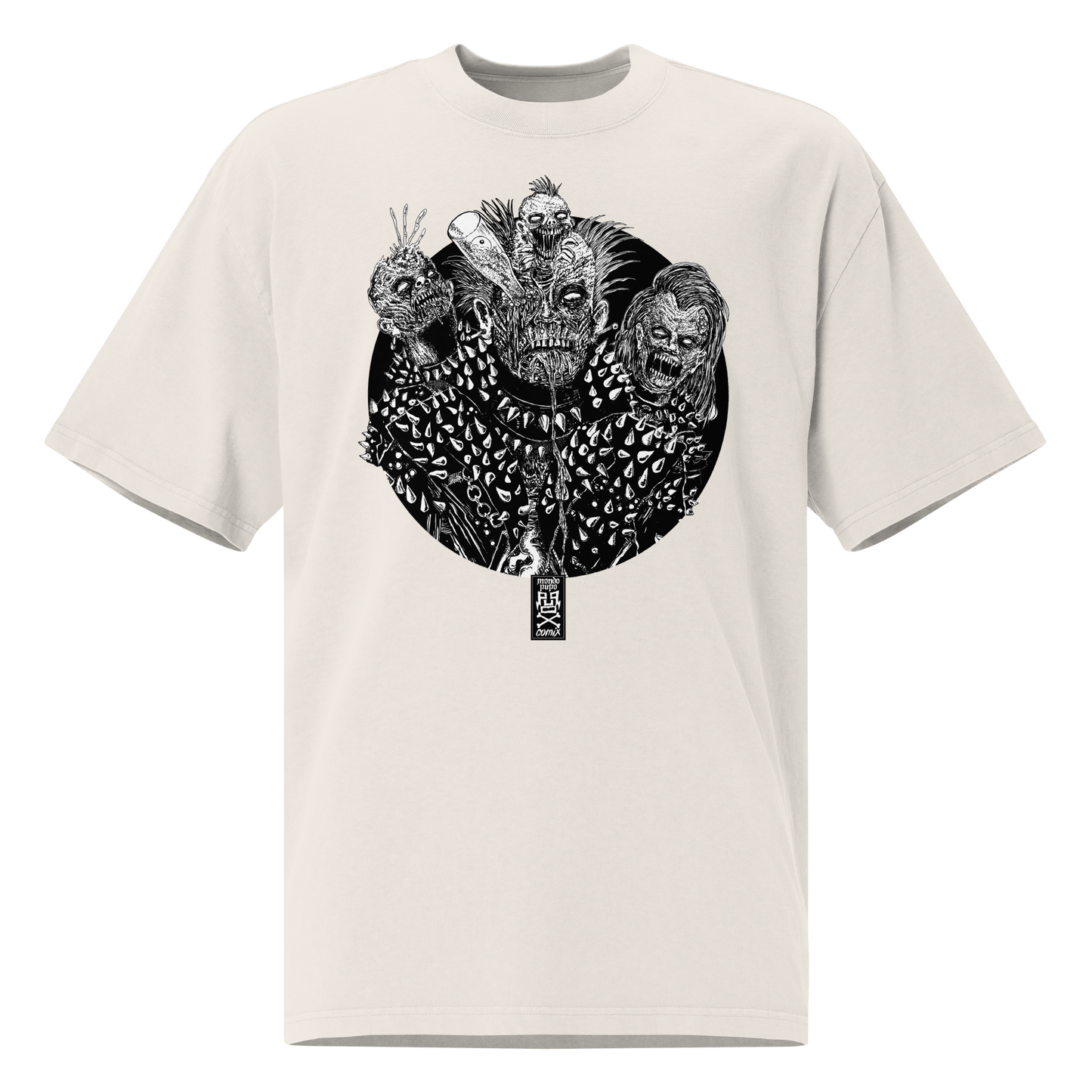 Punk Zombies Unisex Oversized T-Shirt – by Mondo Pupo