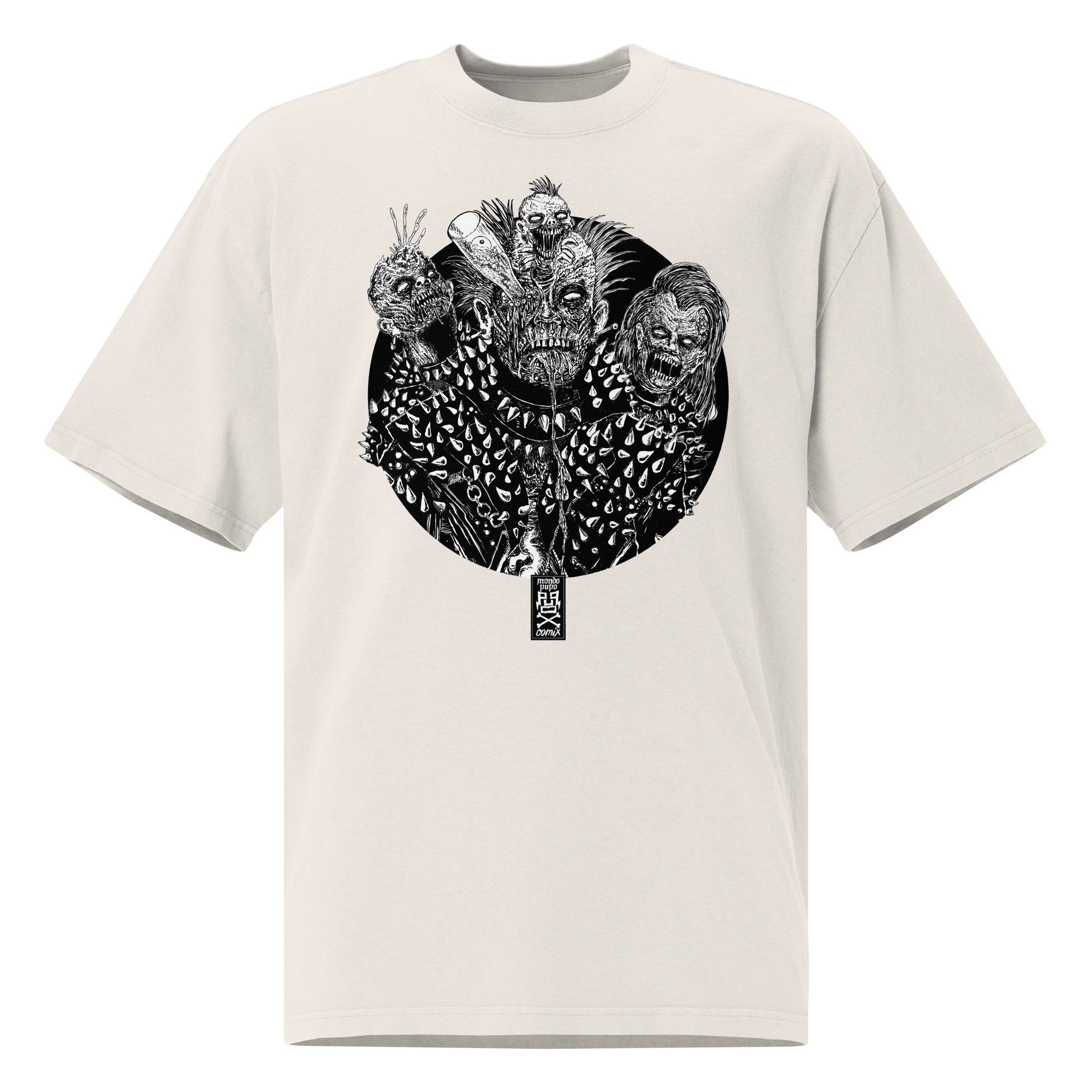 Punk Zombies Unisex Oversized T-Shirt – by Mondo Pupo