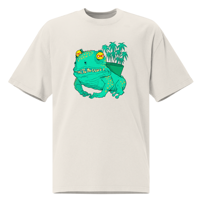 Green Frog Unisex Oversized T-Shirt – by Mondo Pupo