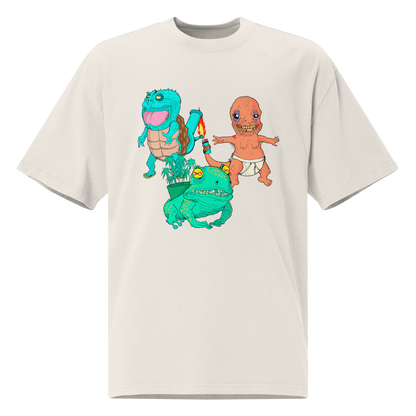 Portable Mutants Oversized Faded T-shirt