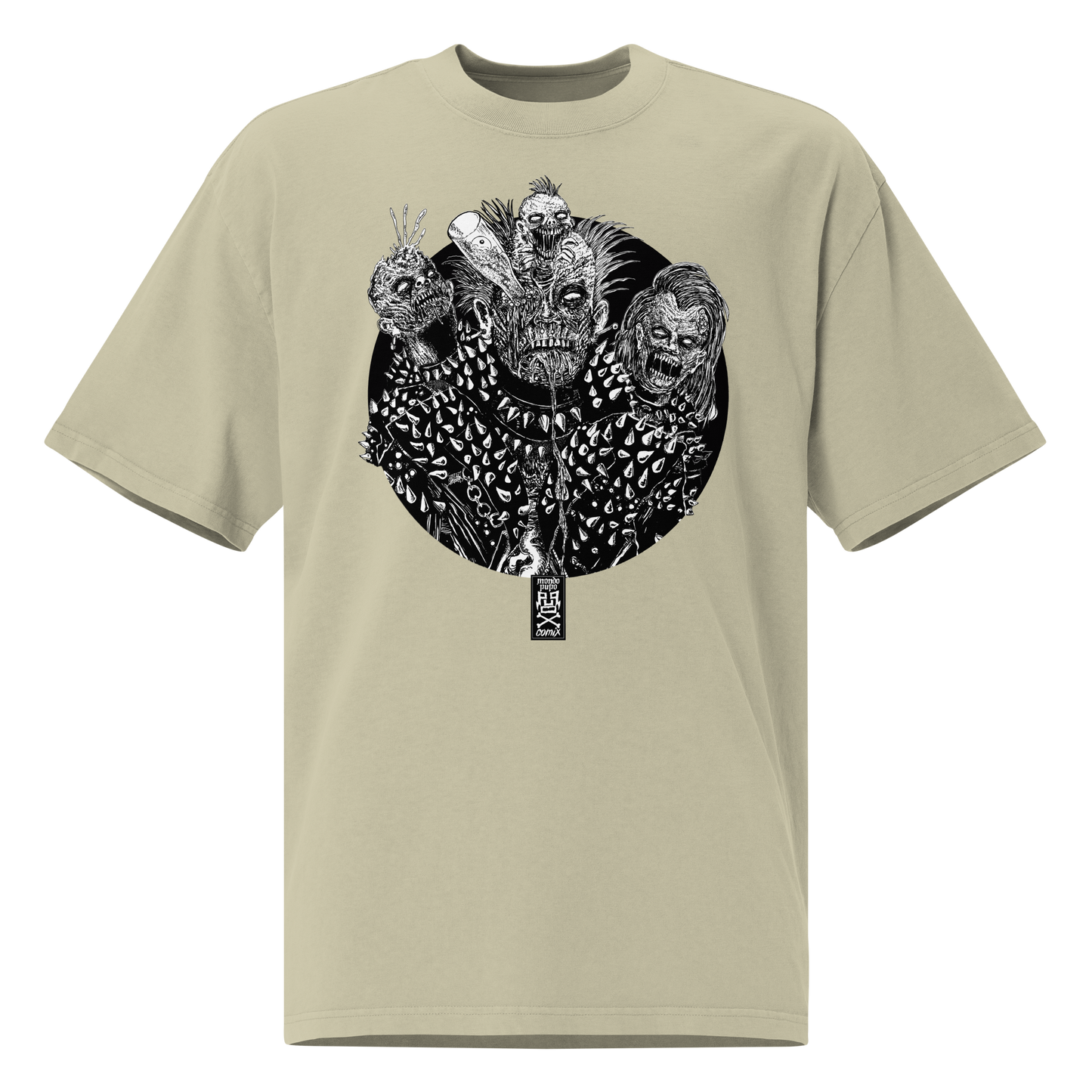 Punk Zombies Unisex Oversized T-Shirt – by Mondo Pupo