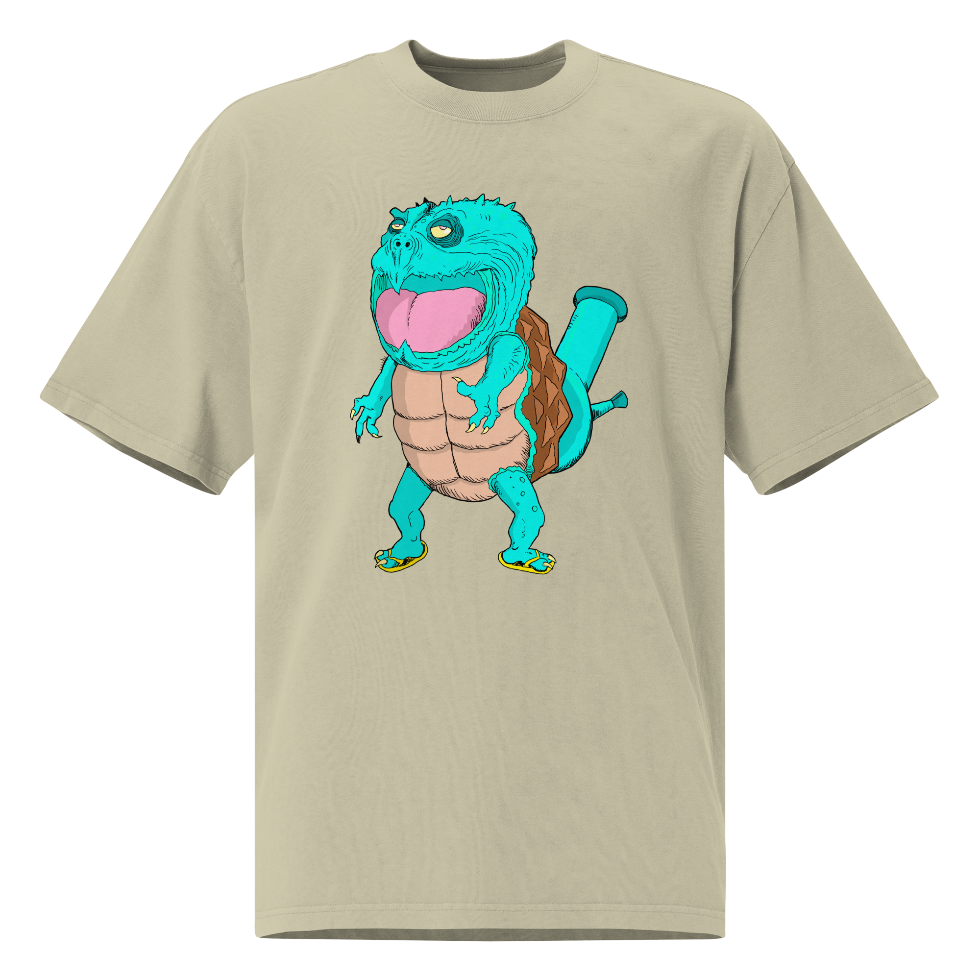 Bong Turtle Unisex Oversized T-Shirt – by Mondo Pupo