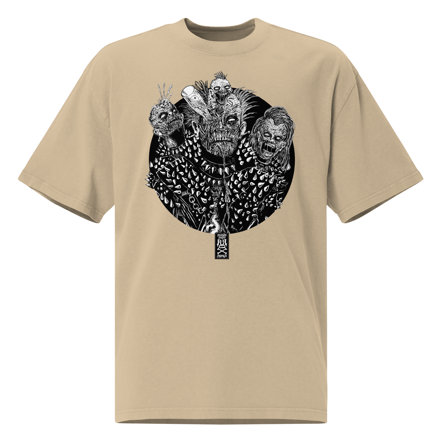 Punk Zombies Unisex Oversized T-Shirt – by Mondo Pupo