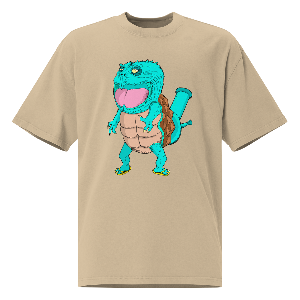 Bong Turtle Unisex Oversized T-Shirt – by Mondo Pupo