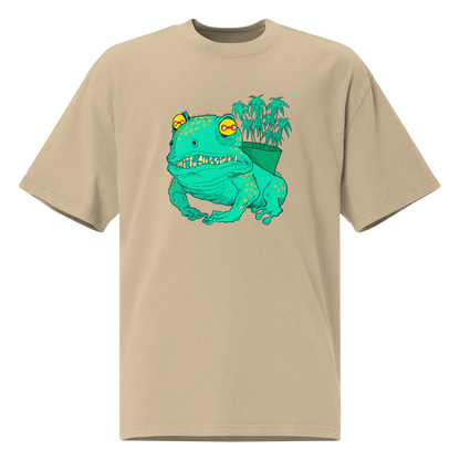 Green Frog Unisex Oversized T-Shirt – by Mondo Pupo