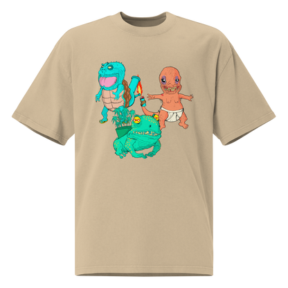 Portable Mutants Oversized Faded T-shirt