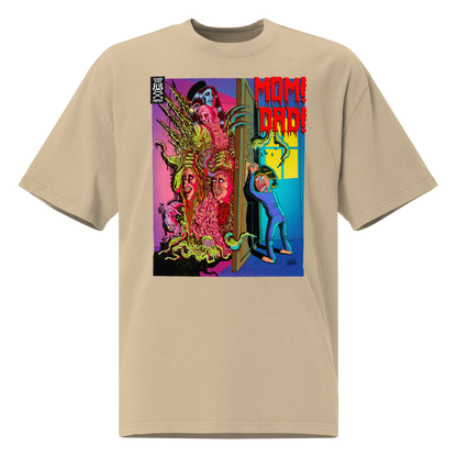 Keep the Door Closed Unisex Oversized faded T-Shirt – by Mondo Pupo