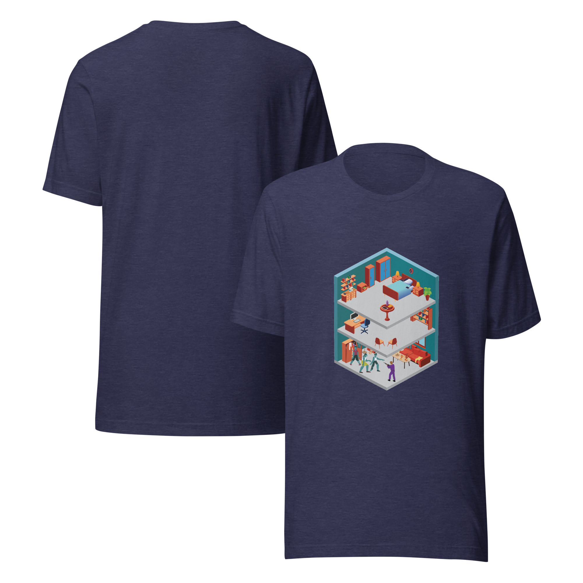 Basement Zombies Last Stand Unisex T-Shirt