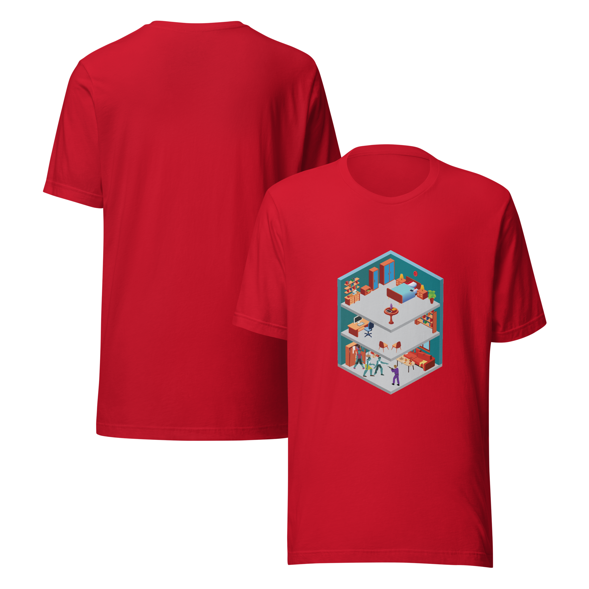 Basement Zombies Last Stand Unisex T-Shirt